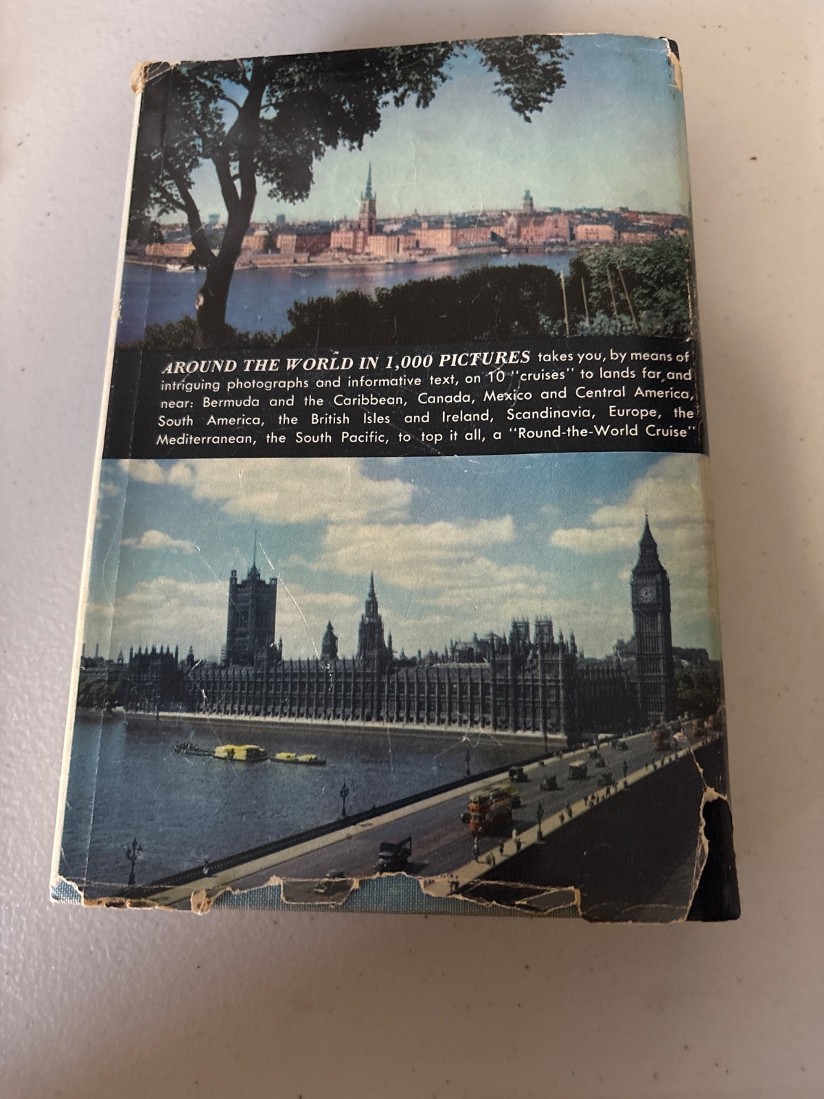 Around The World In 1000 Pictures 1954 Doubleday Hardcover HCDJ 448 Pages