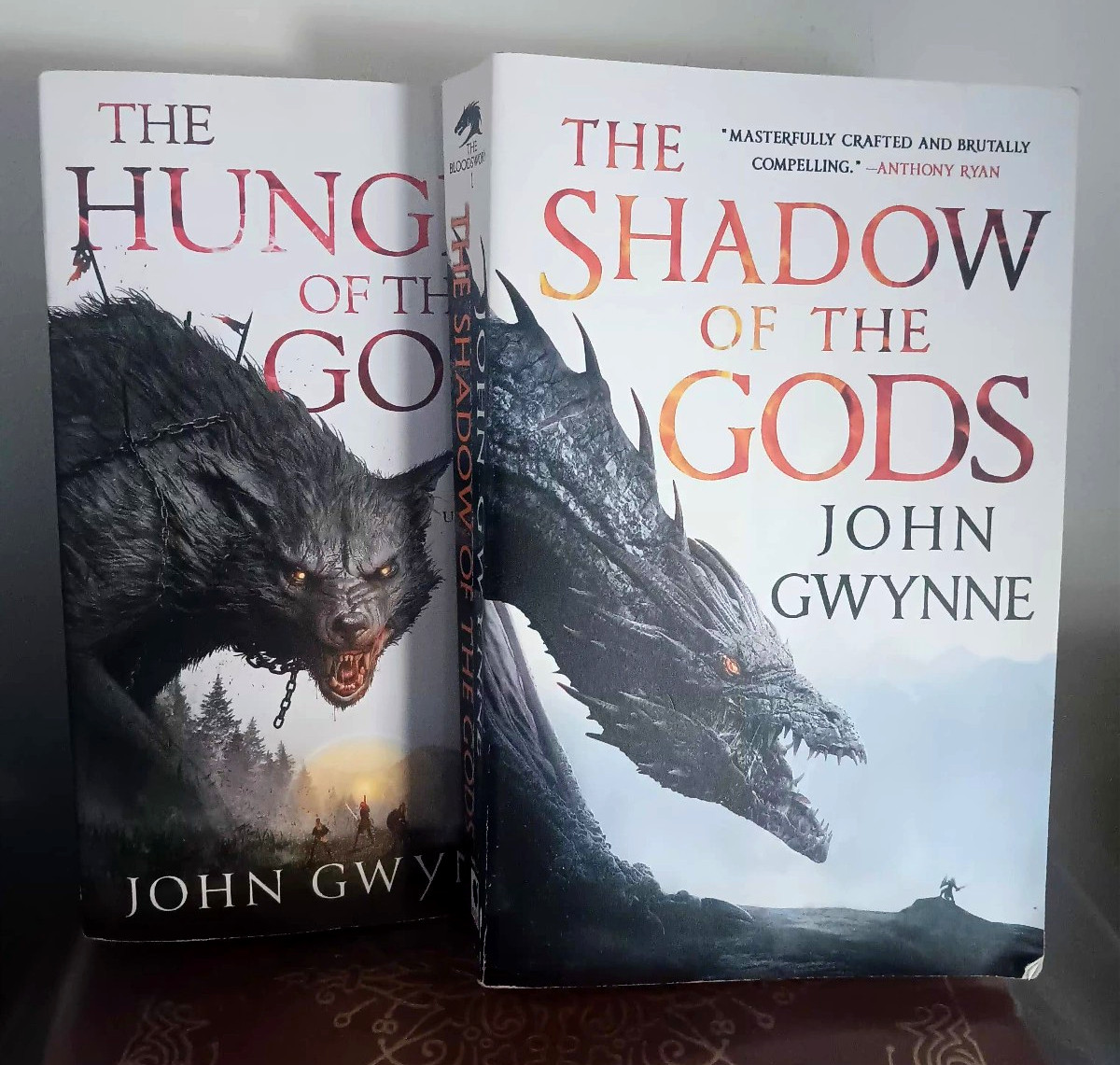 Shadows Of The Gods Hunger Of The Gods John Gwynne Vols. 1 & 2 Paperbacks