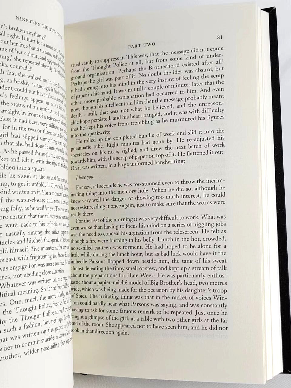 1984 Nineteen Eighty-Four by George Orwell Flexi Bound Faux Leather Classic NEW