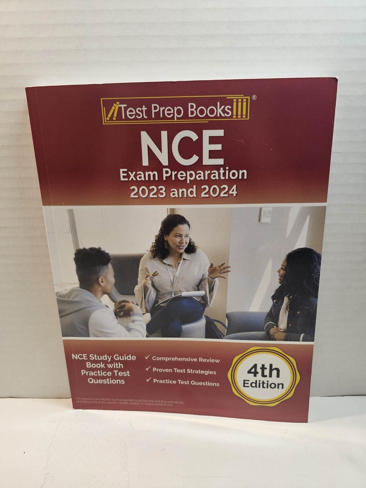 NCE Exam Preparation 2023 and 2024 NCE Study Guide Book with Pra