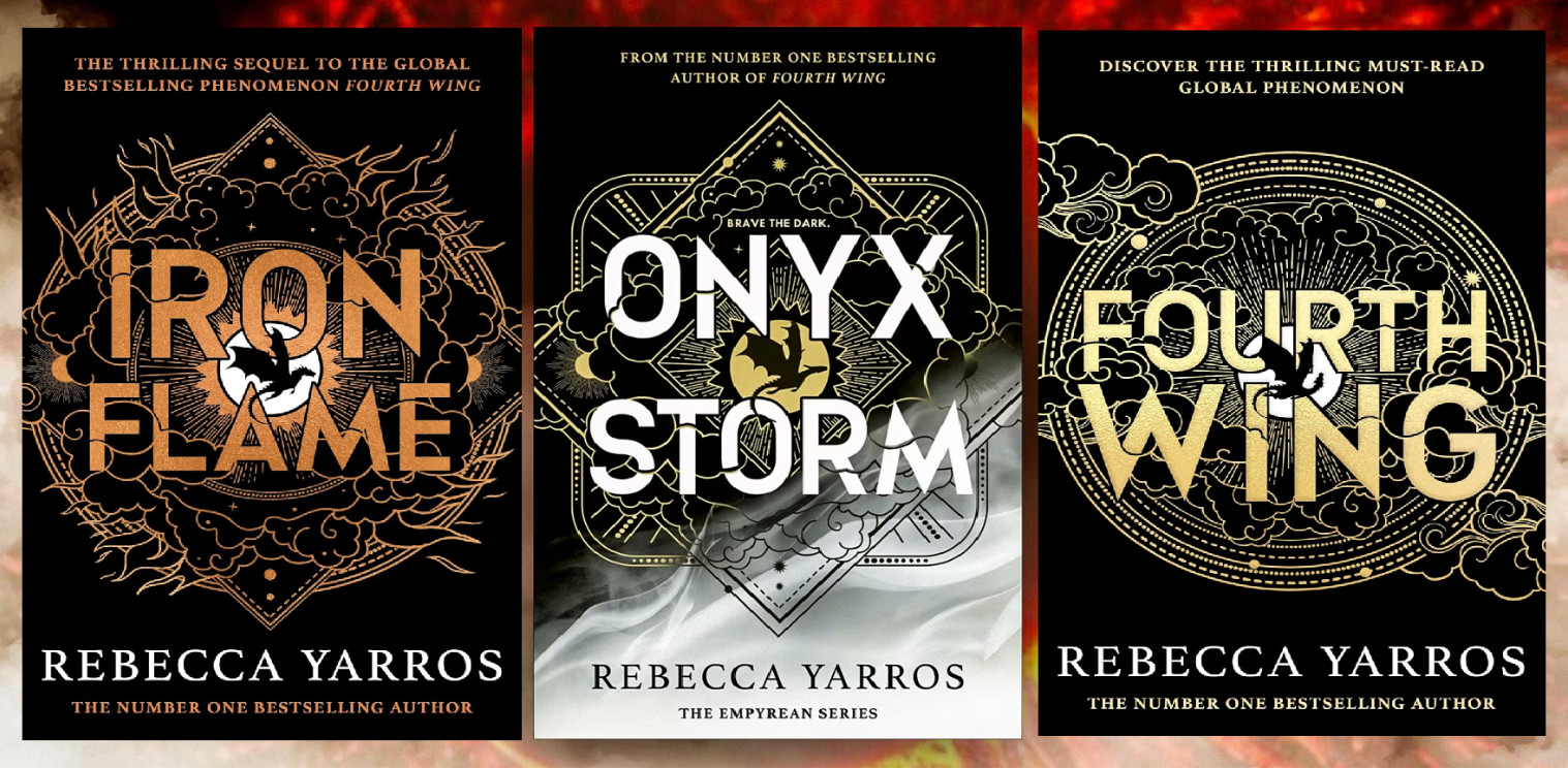 by Rebecca Yarros Fourthwing 3 Book Set BrandNew English Paperback Free Shipping