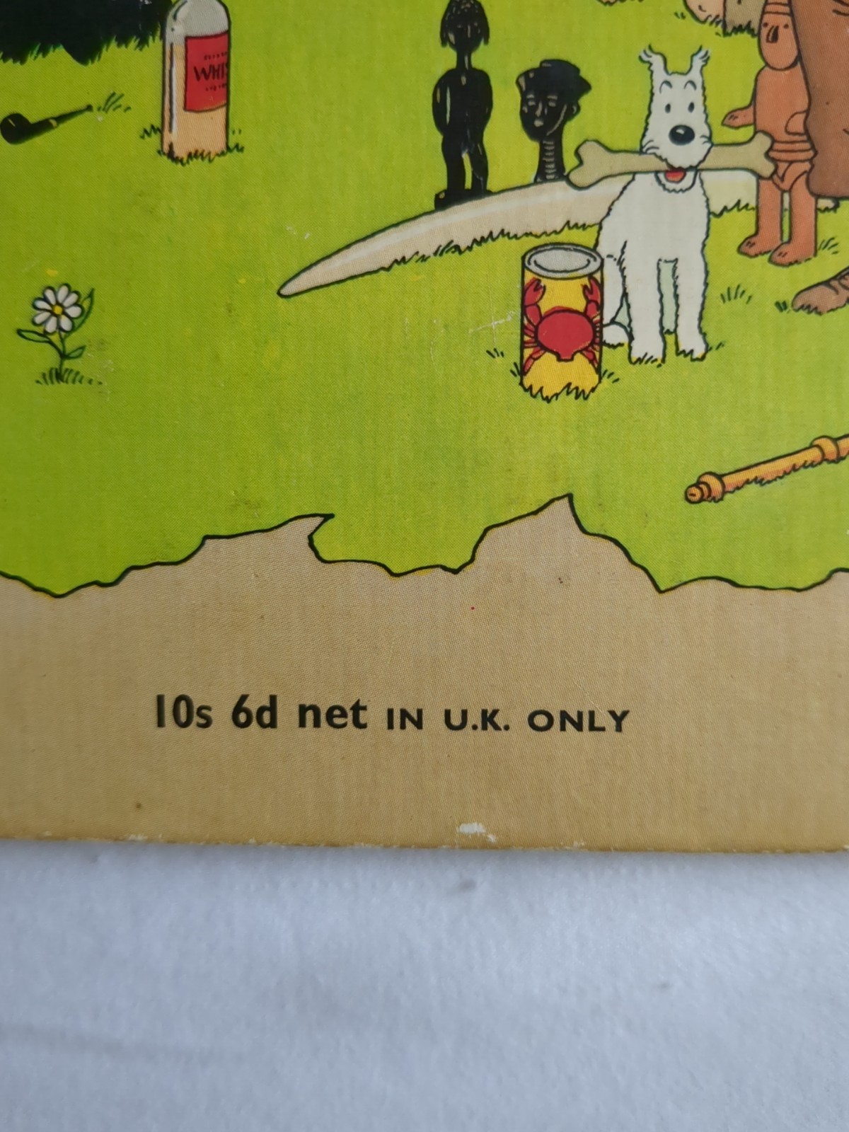 Adventures of Tintin Herge 4 Book – Moon, Black Island, America & Tibet 1968