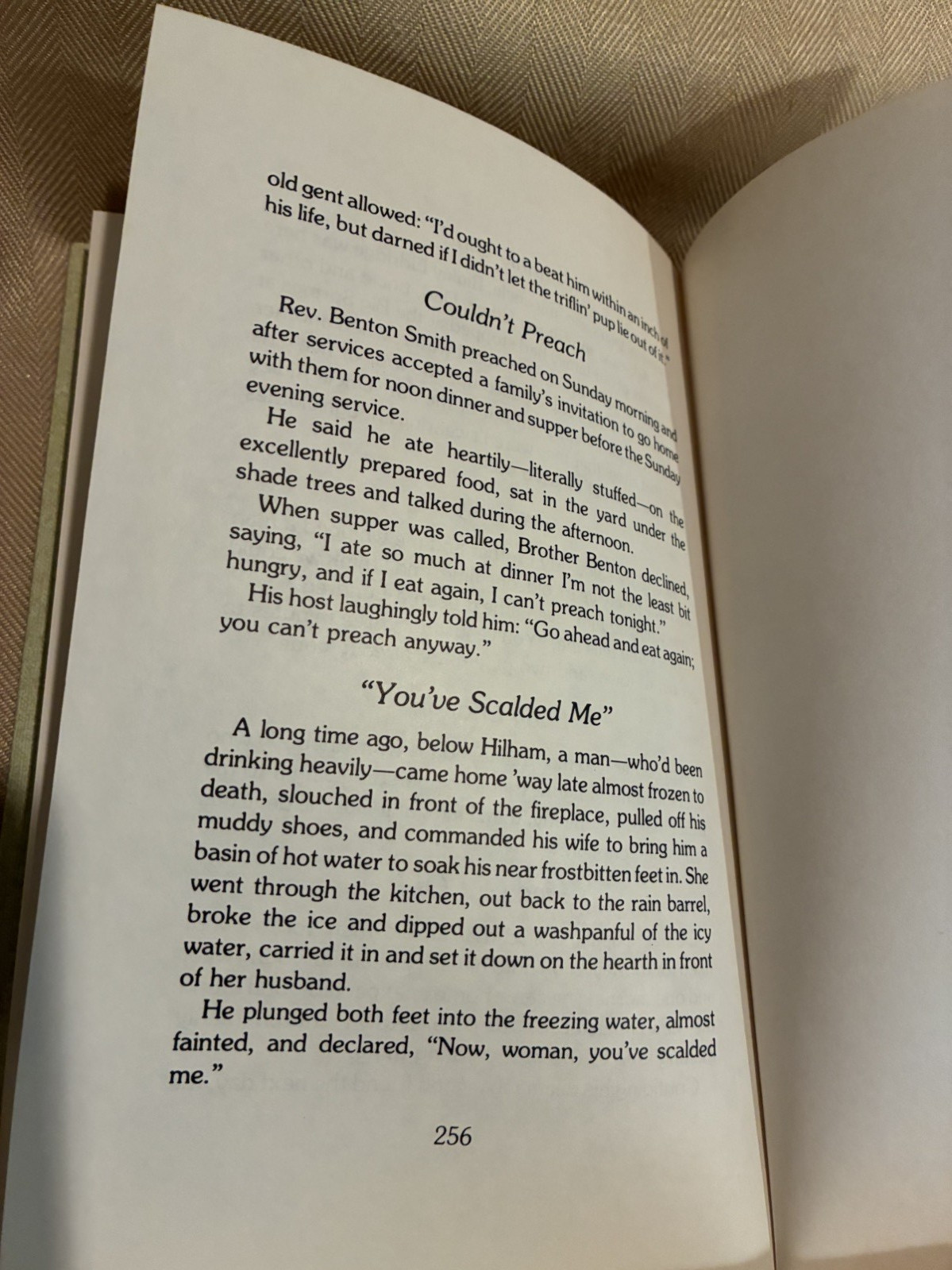 Book Cracker Barrel Tales by J. D. Eldridge signed by Author, 256 pages, 1979