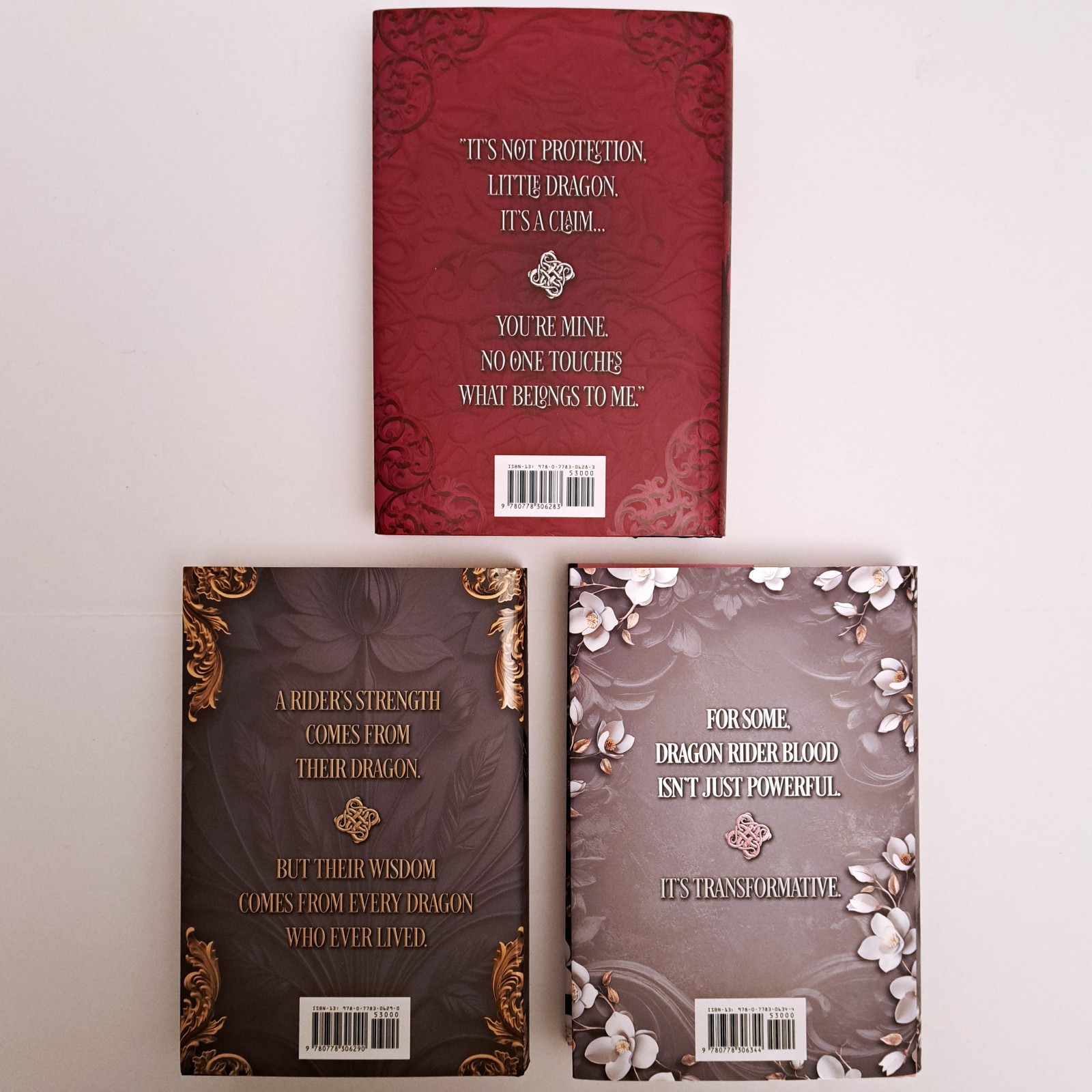 Bloodwing Academy HC Books 1-3 Boleyn – Dark Academia Vamp Romantasy – Like New