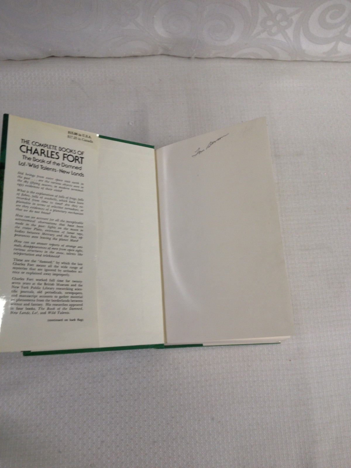 Complete Books of Charles Fort Hardcover w/ DJ 1974 VERY RARE Dover USA