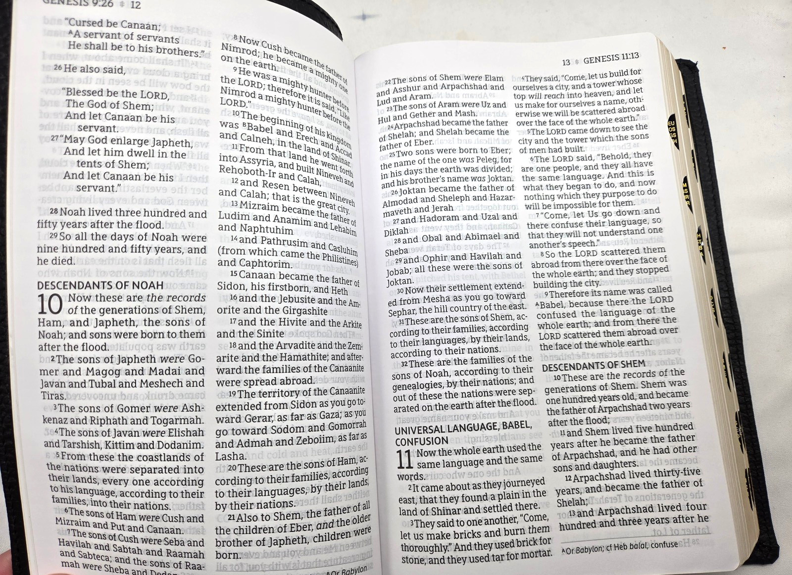 NASB Large Print Calfskin Black Red Letter 1995 Text Thumb Indexed