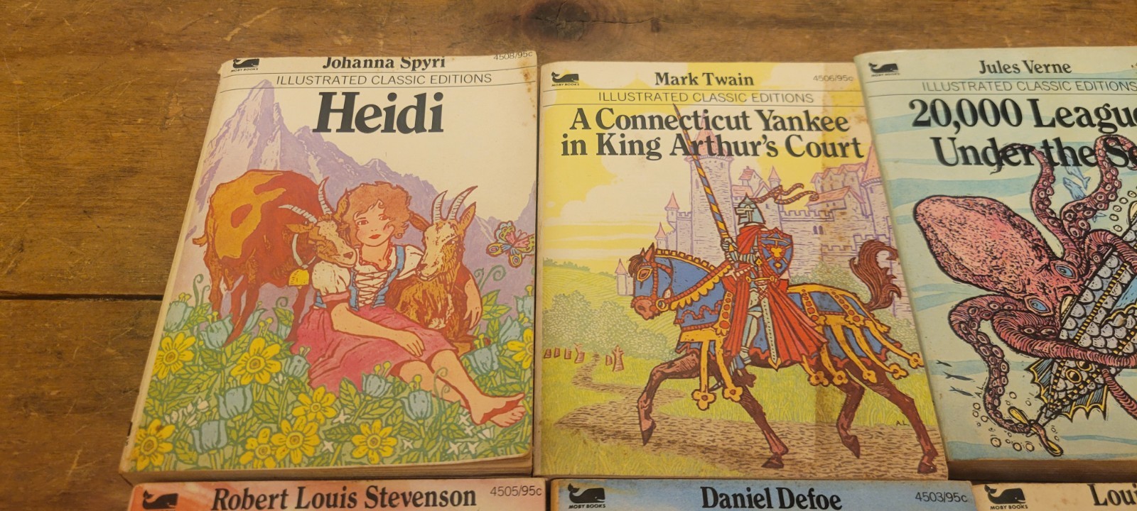 Moby Books Illustrated Classic Mini Pocket Editions Lot of 8
