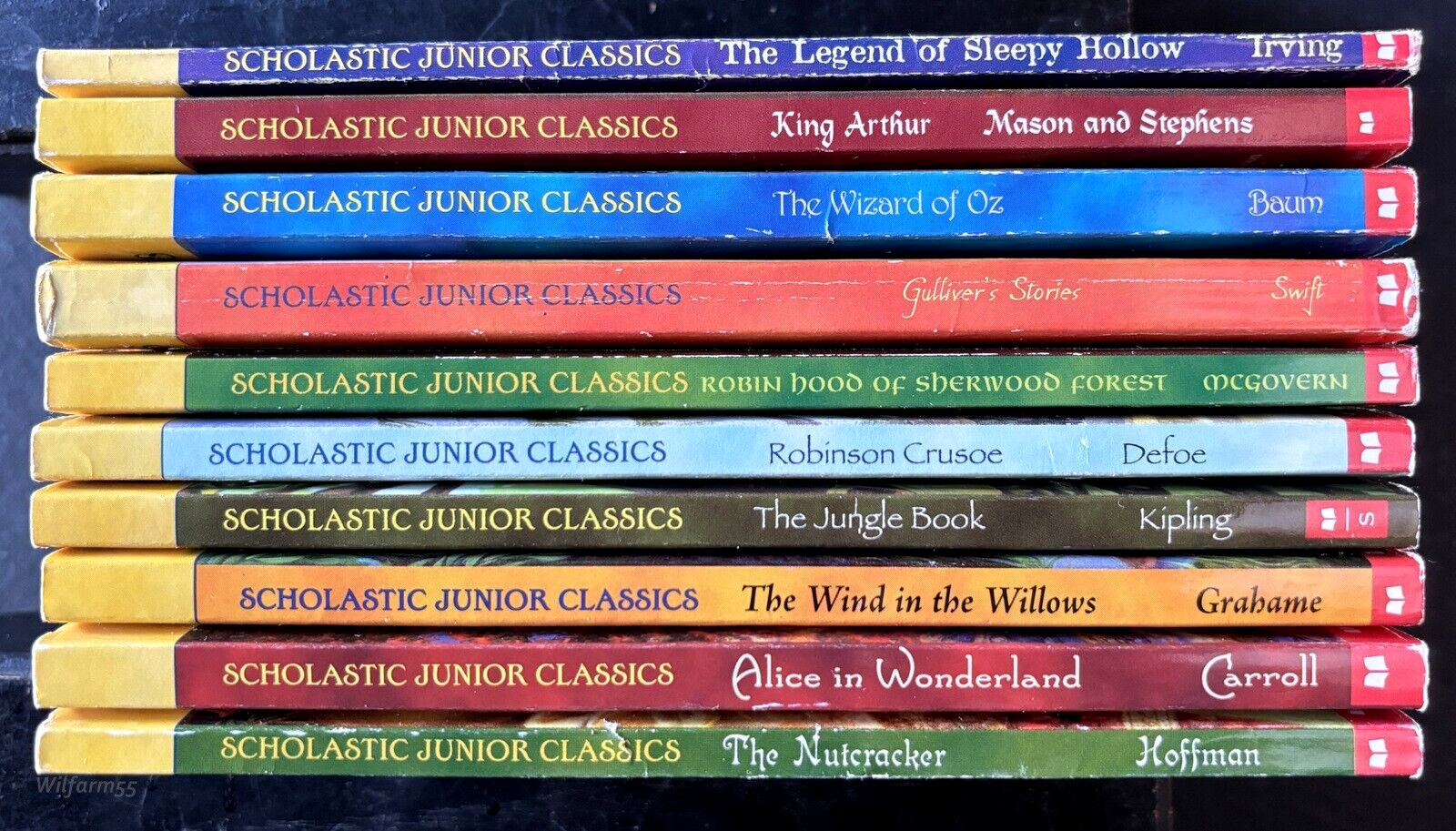 10 Lot Scholastic Junior Classics Ages 8-12 RL 3rd-4th pb