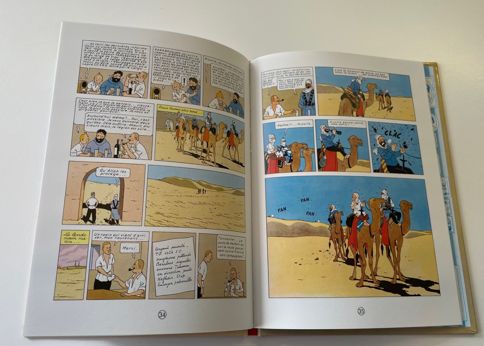 FREE SHIP Tintin Crab With Golden Claws French Petit Format Herge Hardcover