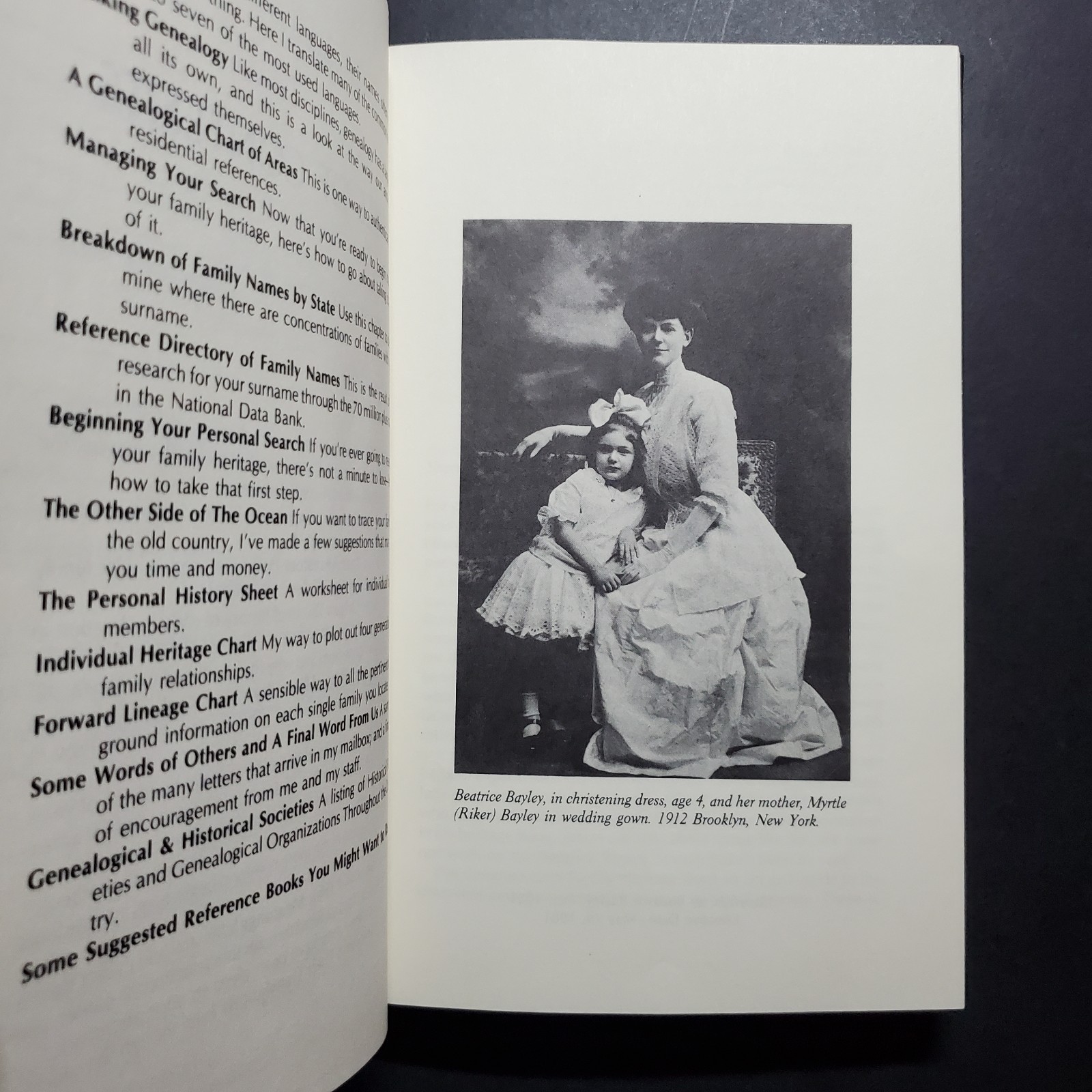 Beatrice Bayley Genealogy Hardcover–The Keeling Family Heritage Book (1983)