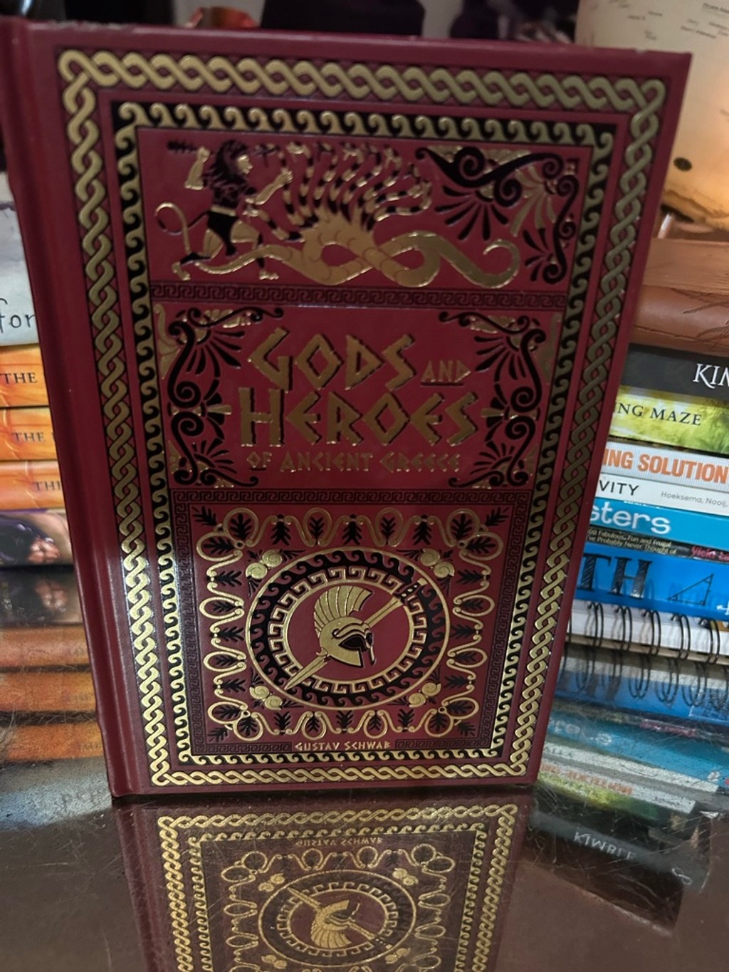 Unisex Unbranded Coffee Table Book One Size Red Gold Gods and Heroes
