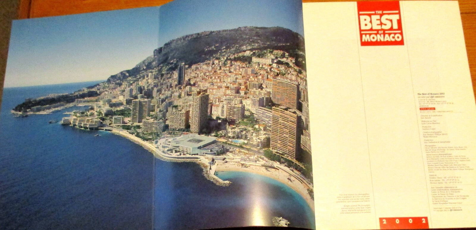 2002 The Best of Monaco Softcover Book Monaco The Finest in Tourism 174 Pages