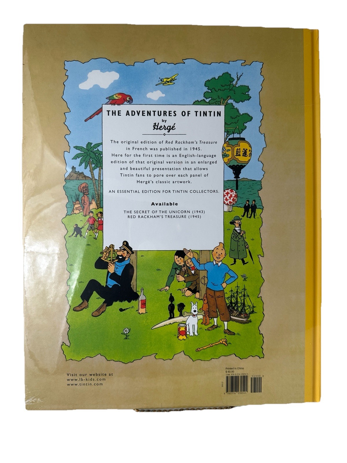 RED RACKHAM’S TREASURE: COLLECTOR’S GIANT FACSIMILE By Herge – HC, Sealed *NEW*