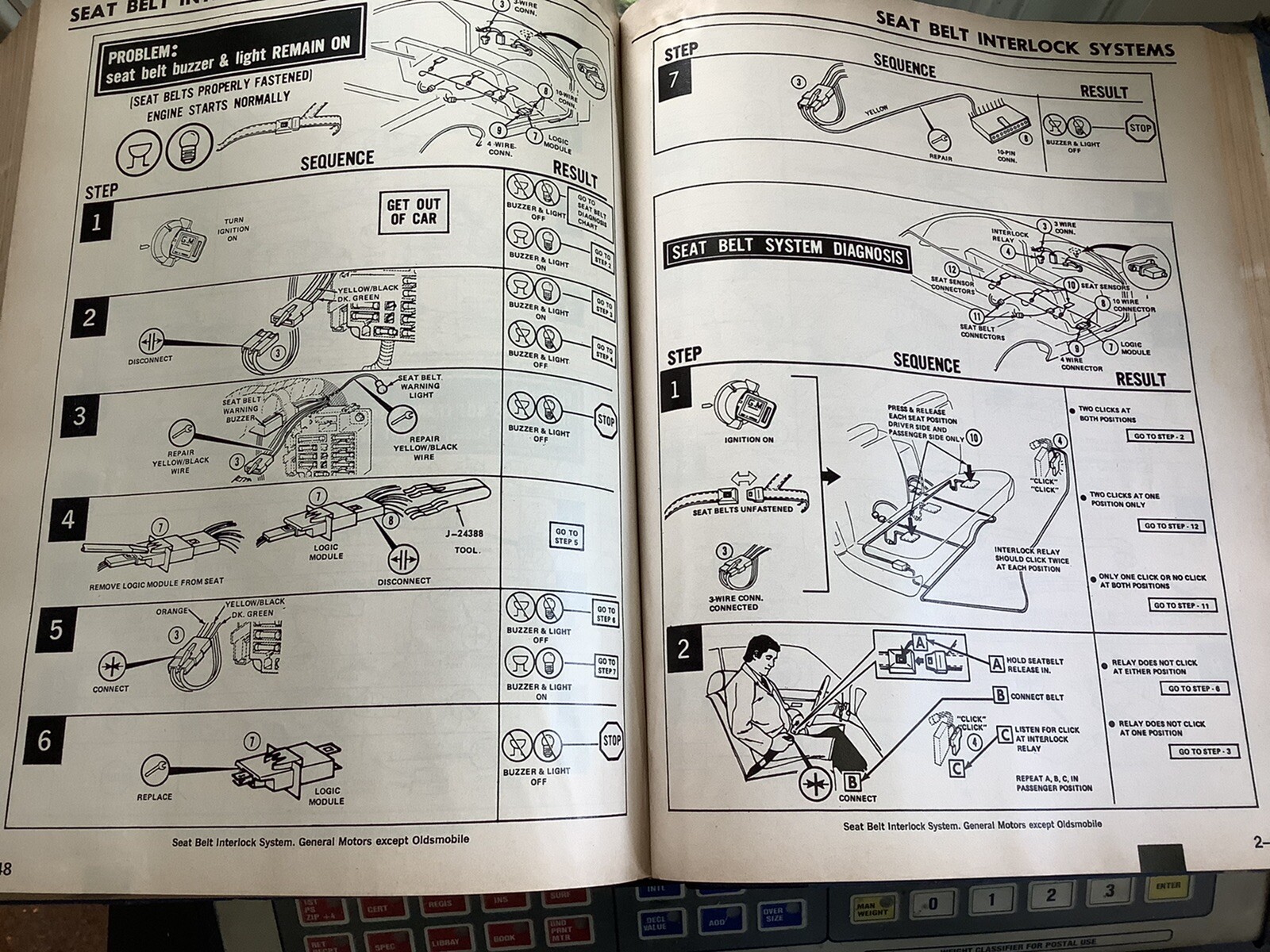 VINTAGE MOTOR AUTO REPAIR MANUAL 1975 Hardcover 608 Pages