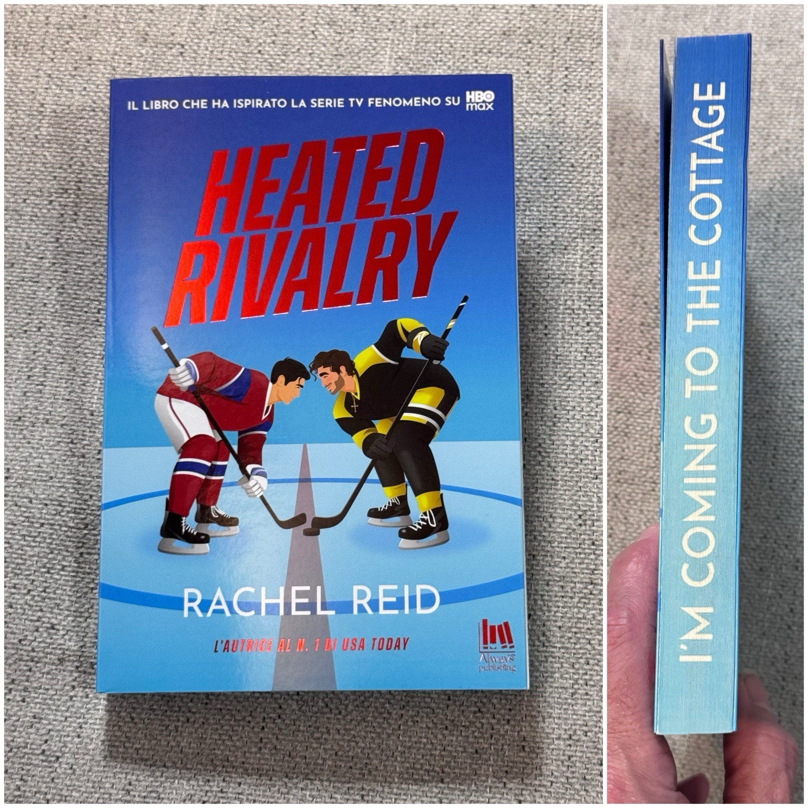 Heated Rivalry By Rachel Reid Game Changers Series Italian Edition Printed Edge