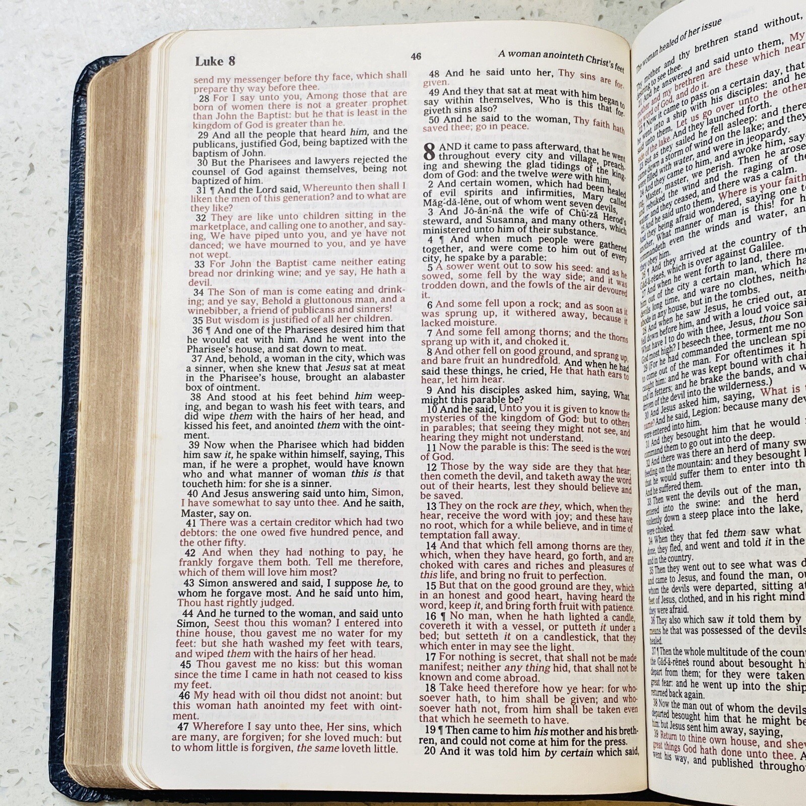 Holy Bible Concordance Red Letter Edition KJV Word Aflame Press 1973 Red Letter