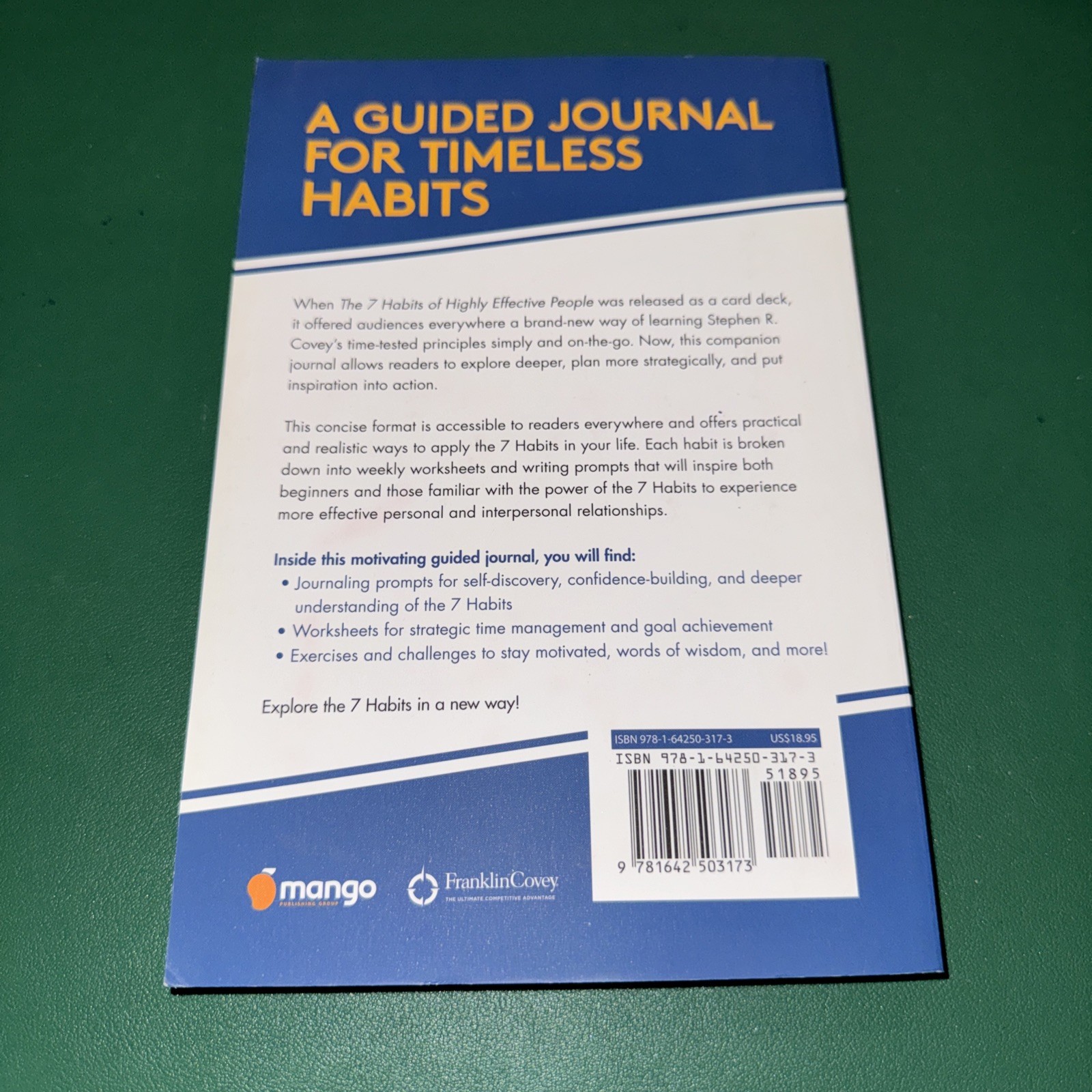 NEW The 7 Habits of Highly Effective People: Guided Journal Stephen Covey