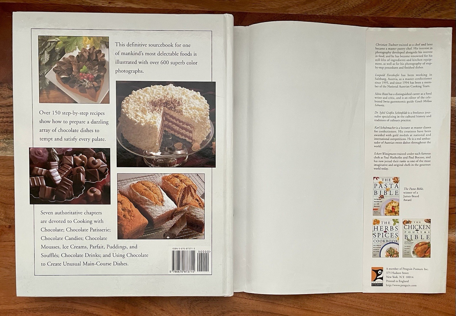 The Chocolate Bible Hardcover The Definitive Sourcebook With 600+ Illustrations