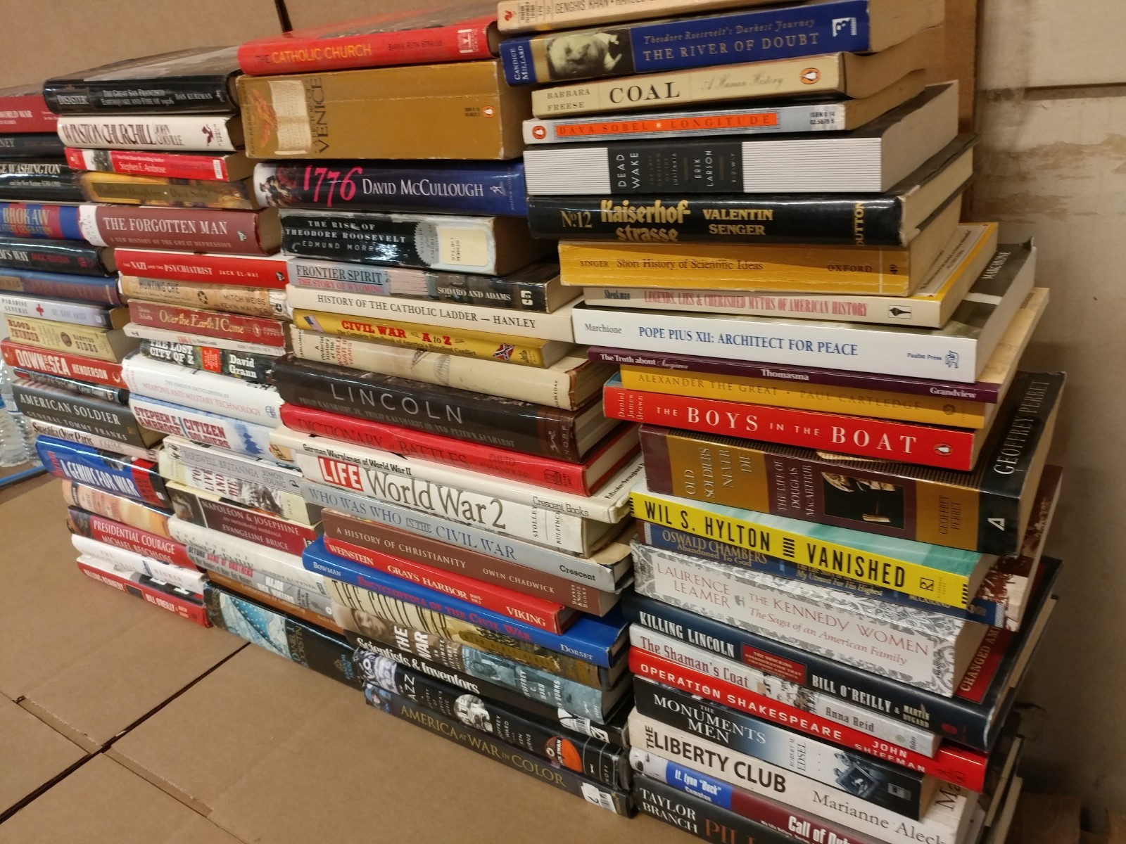 Lot of 5 History US World Europe American Europe Ancient War Book MIX UNSORTED