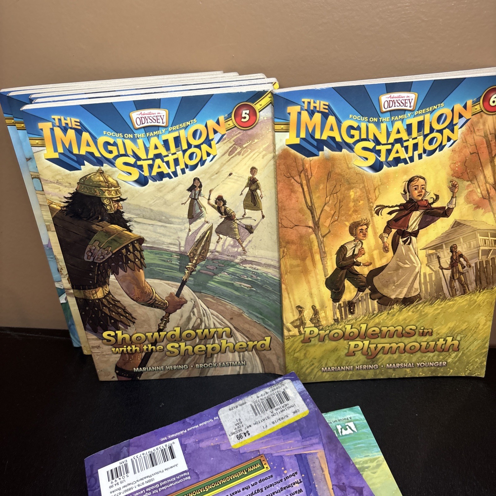 THE IMAGINATION STATION LOT OF 8 BOOKS ADVENTURES IN ODYSSEY Set 1-8 PB