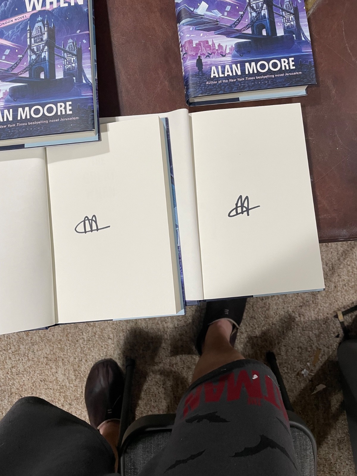 The Great When A Long London Novel Signed Autographed 1st Edition HC Alan Moore