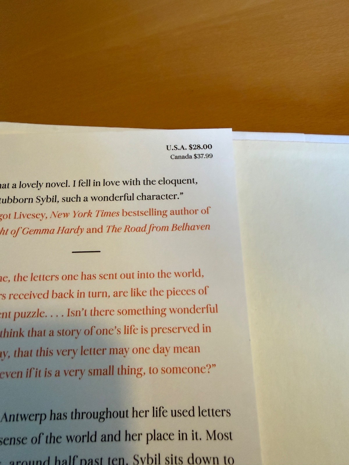 The Correspondent — First Edition/First Printing!!!! Virginia Evans Hardcover