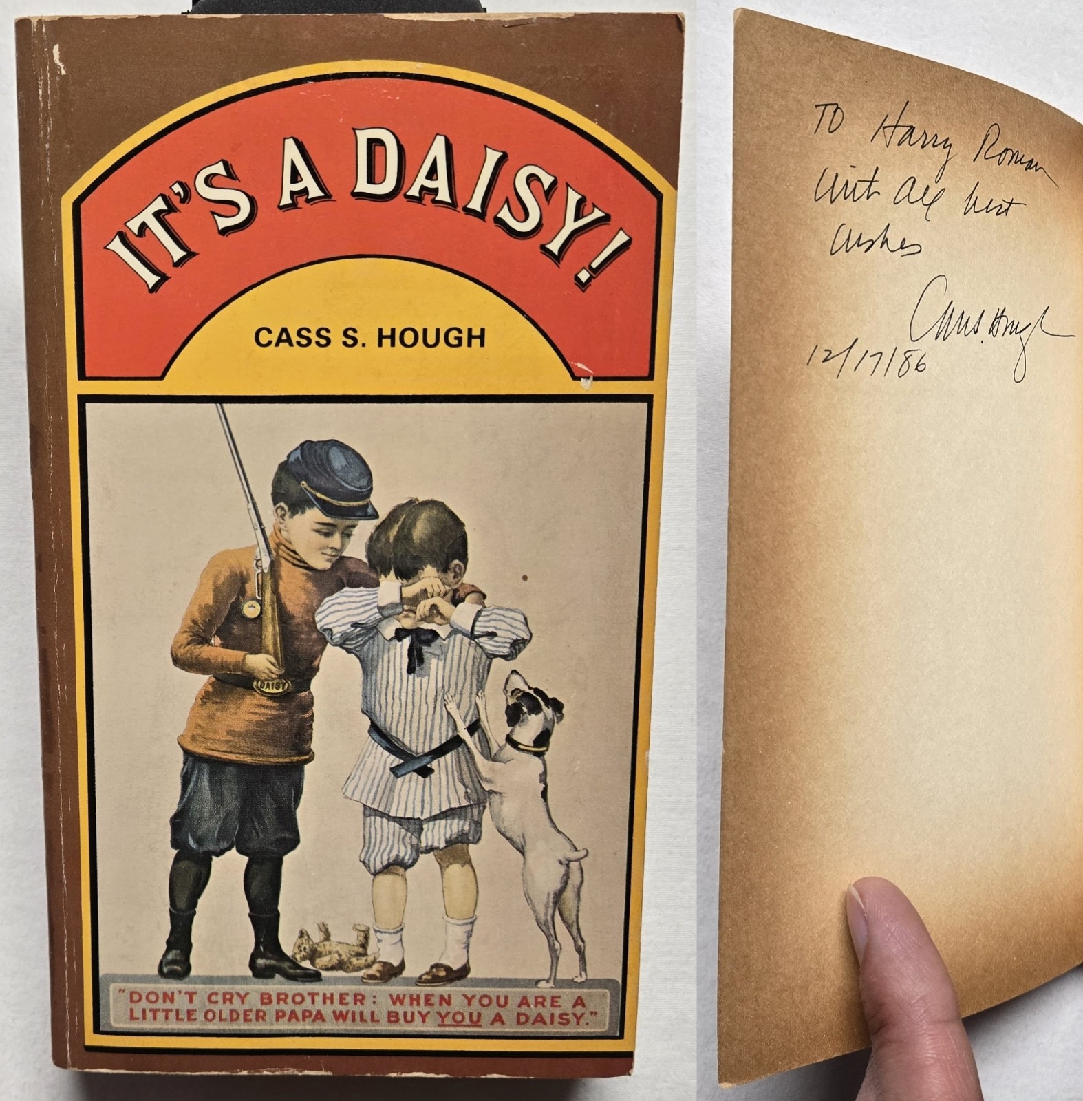 It’s A Daisy By Cass S Hough SIGNED 1976 1st Printing