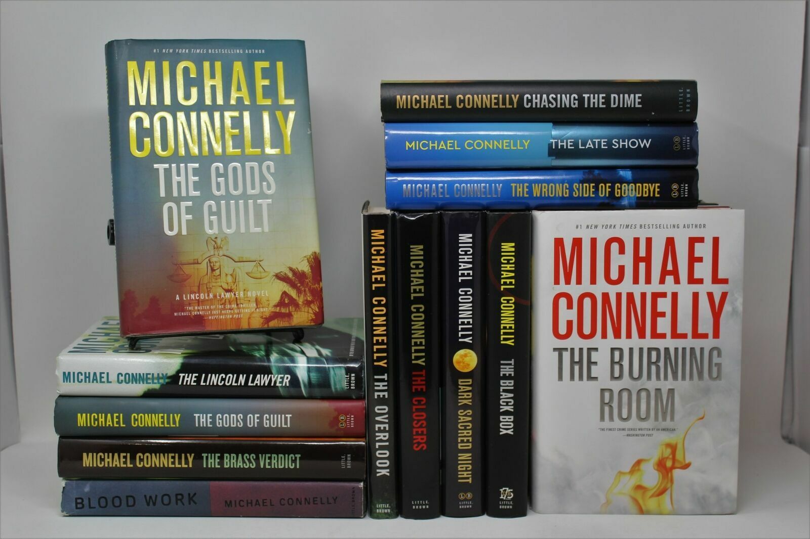 Lot of 10 Michael Connelly Crime Fiction Hardcover Books MIX