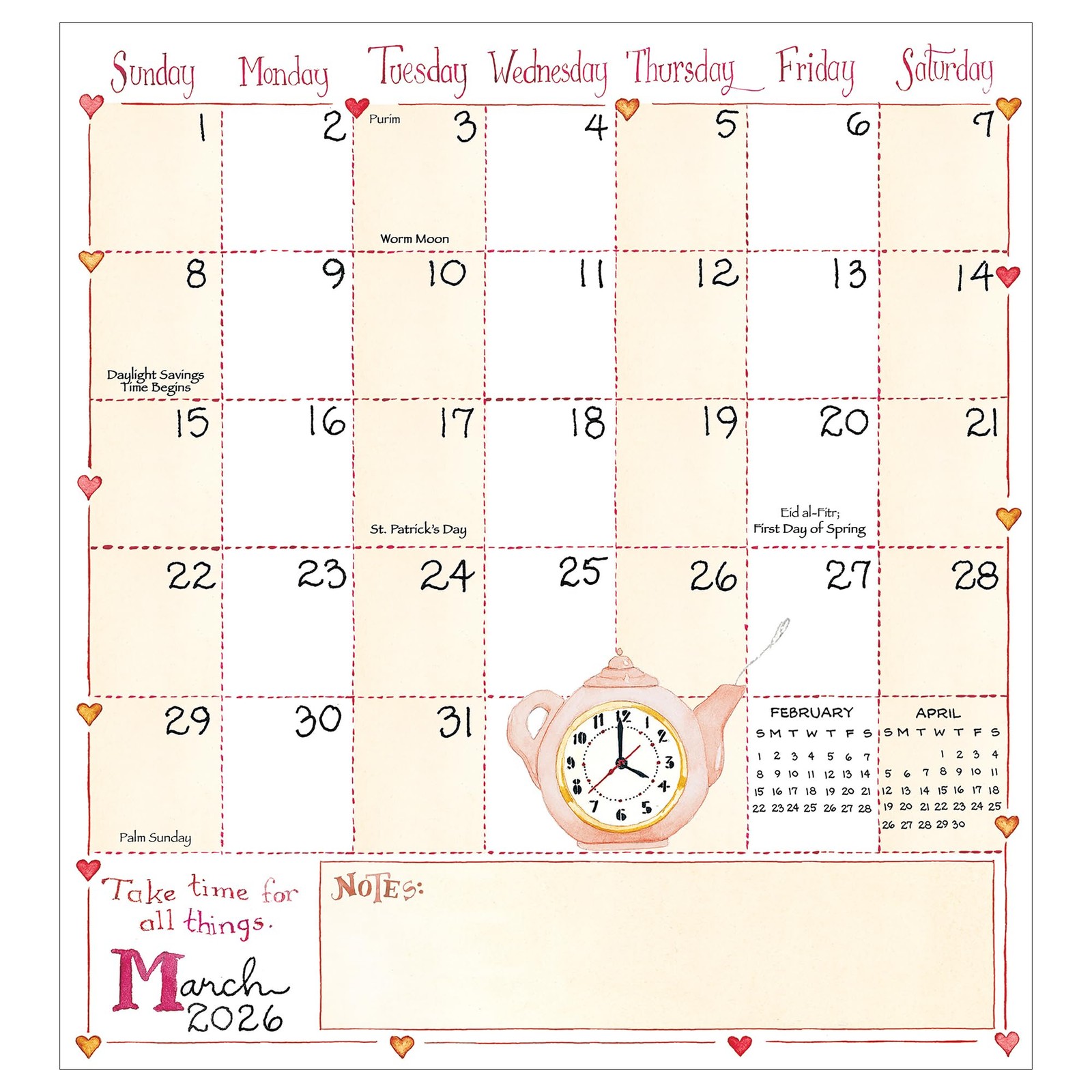 TF Publishing 2026-2027 Susan Branch Small Monthly Pocket Planner 3.5×6.5in