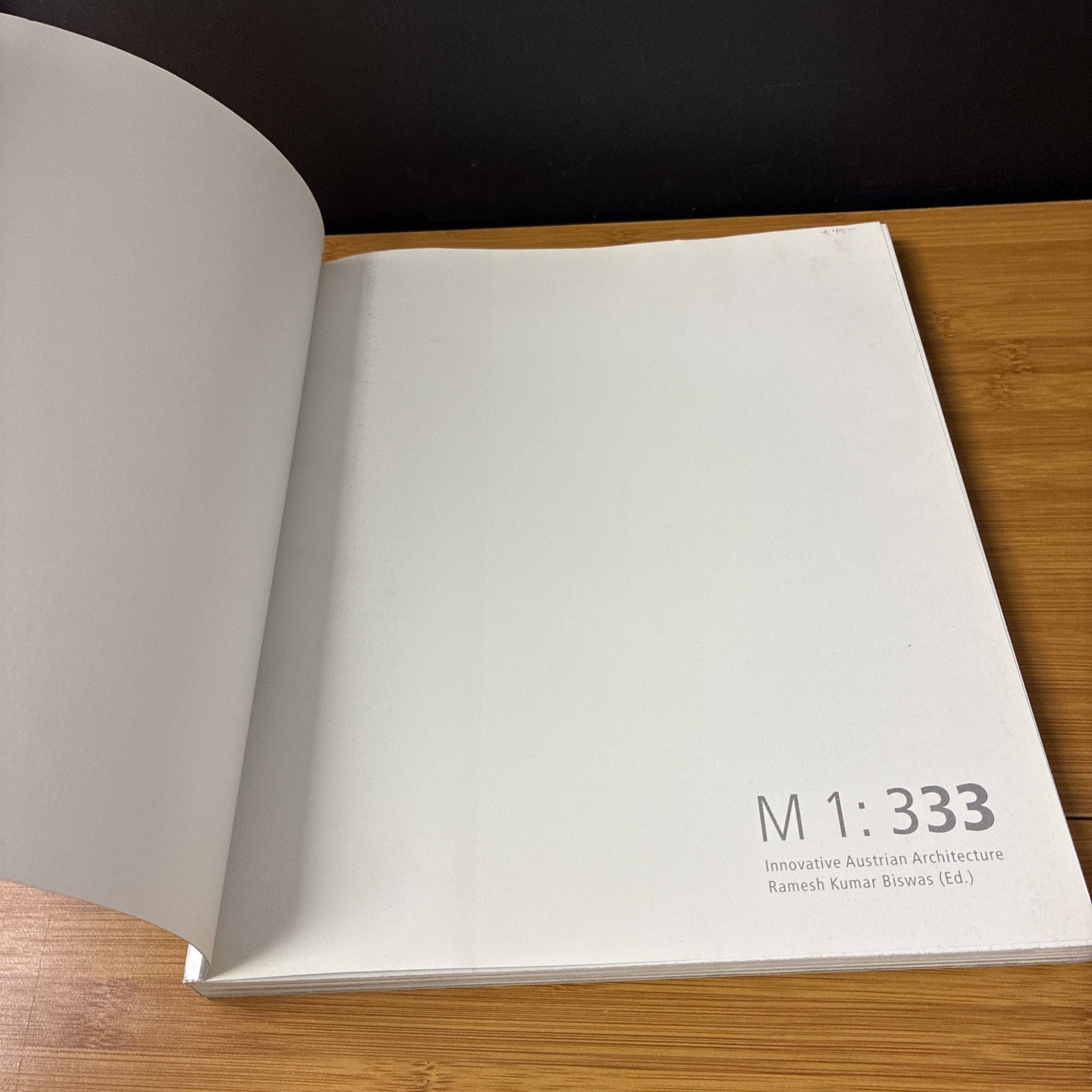 M1:333. Innovative Austrian Architecture Ramesh Kumar Biswas Paperback 1996