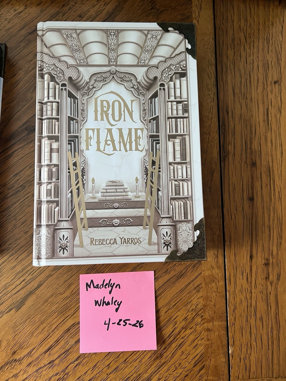 Rebecca Yarros Fourth Wing &Iron Flame Bookish Box Edition with page overlays