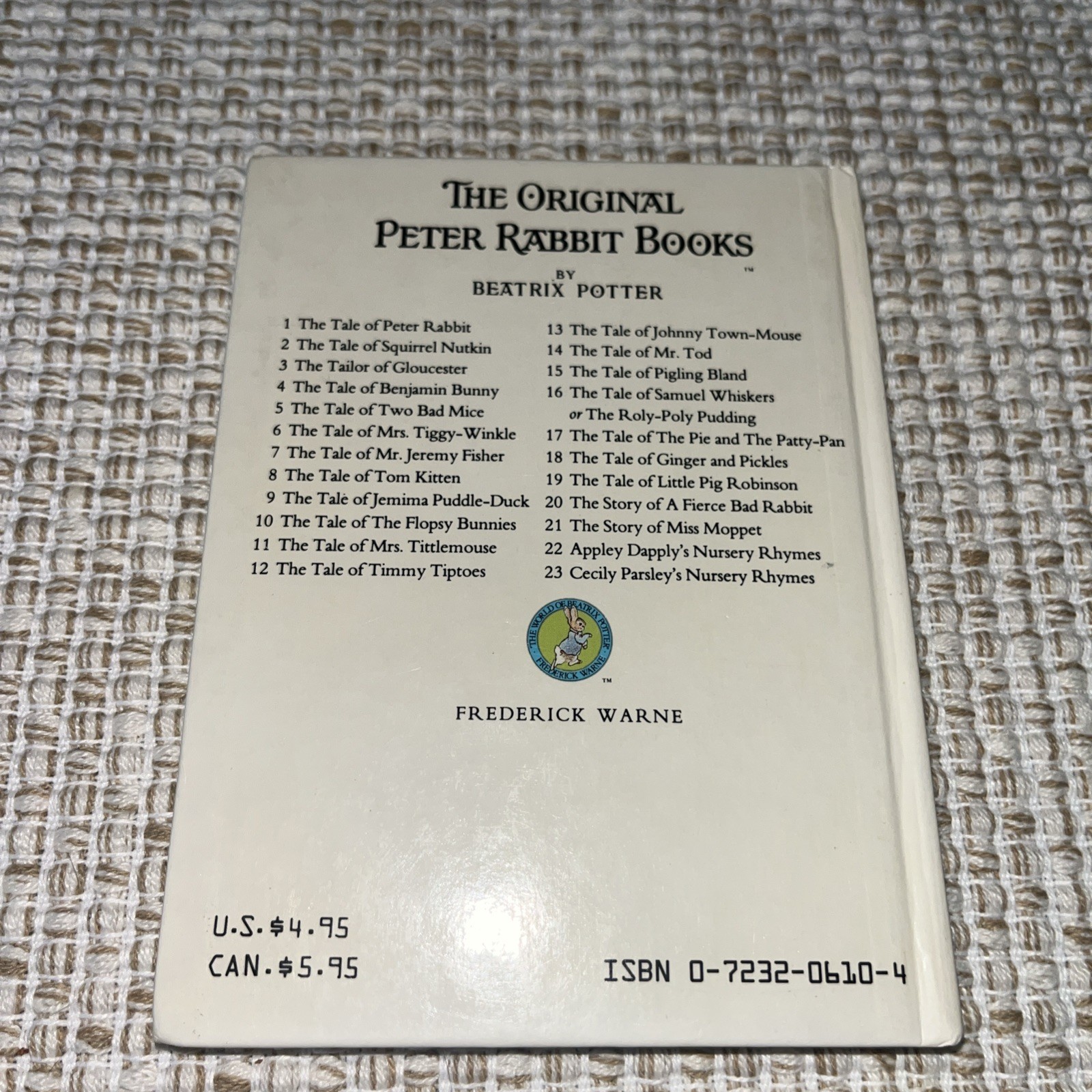 The Tale of Little Pig Robinson 1986 by Beatrix Potter #19 Mini Book