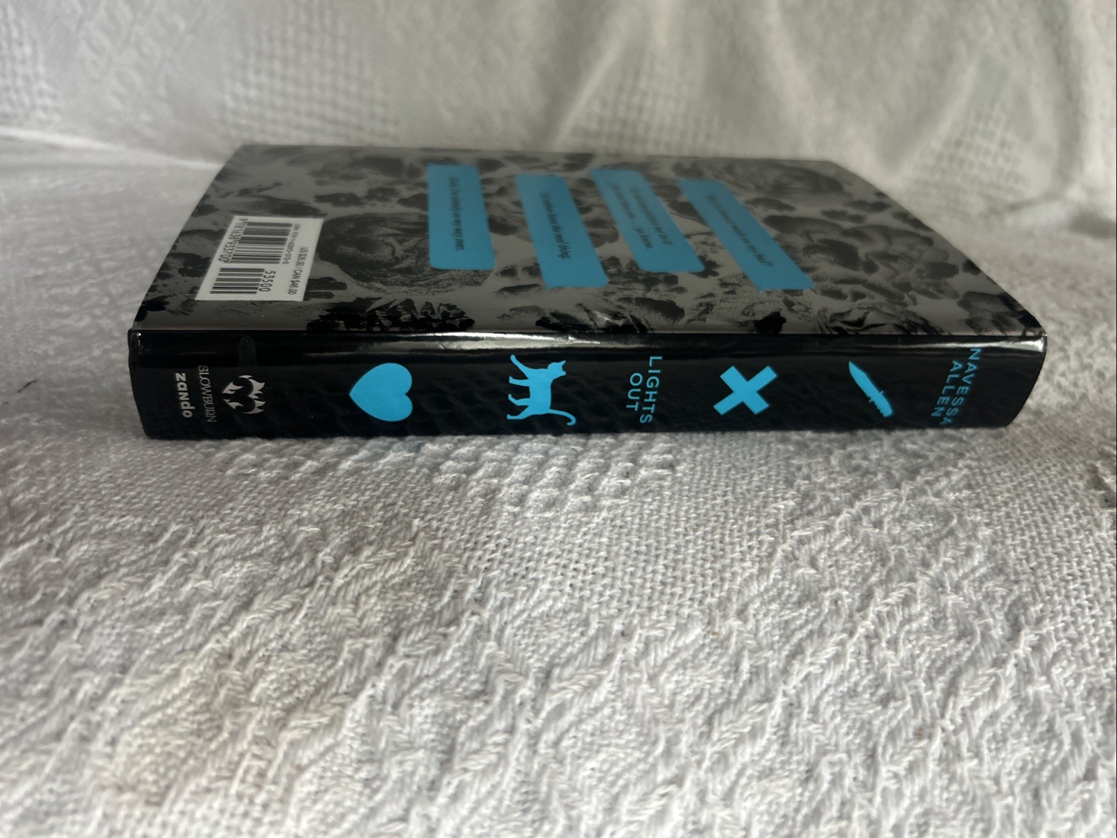 Lights Out After Dark Edition by Navessa Allen Slowburn Zando First Printing HC