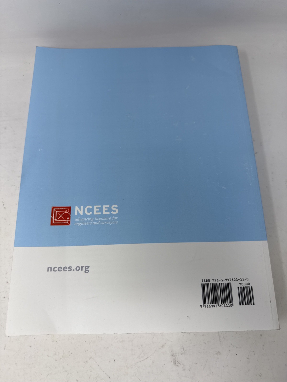 FE REFERENCE HANDBOOK 10.1 NCEES (Unused W/ Minor Wear From Storage)