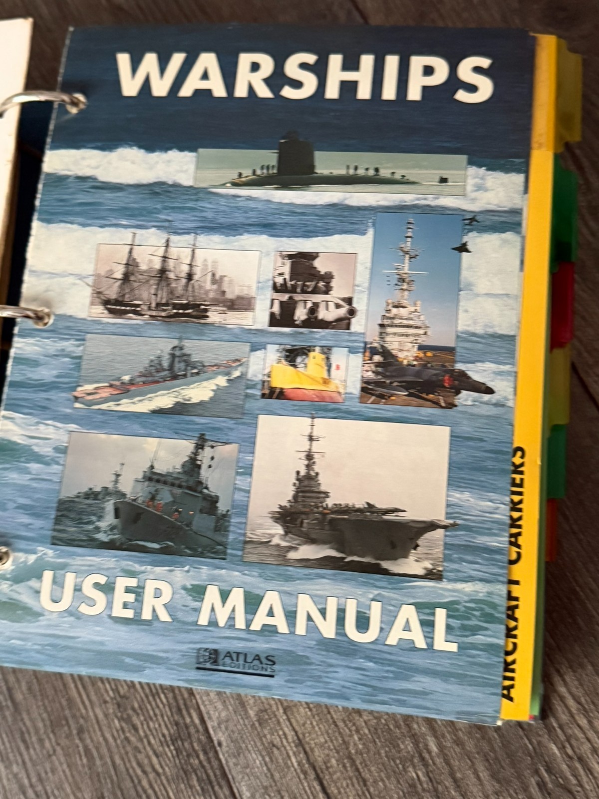 Warships Atlas Editions Binder Military History Naval Ships Destroyers 400 Pages