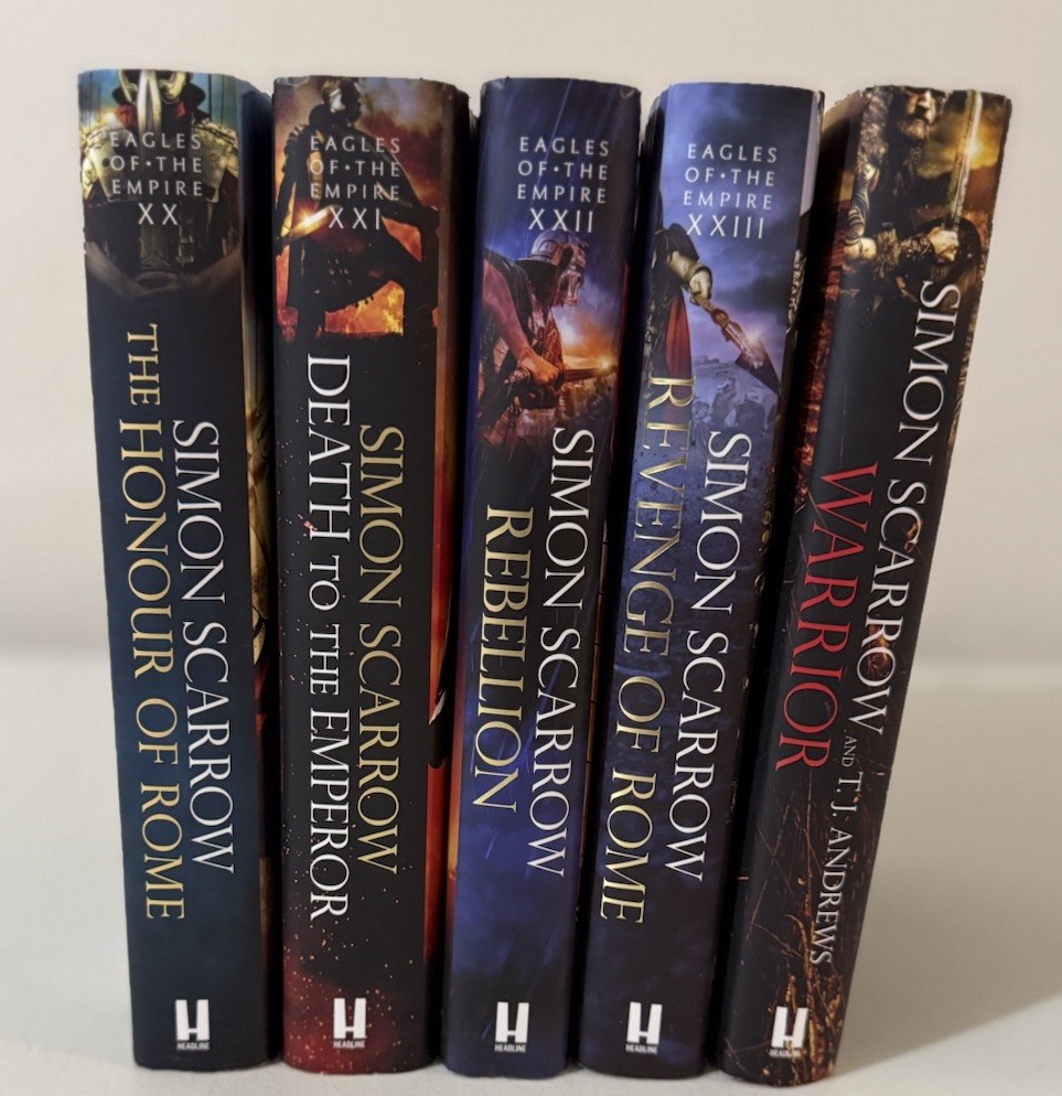 Simon Scarrow Hardcover Book Lot Eagles Empire XX-XXIII Honour Rome Rebellion