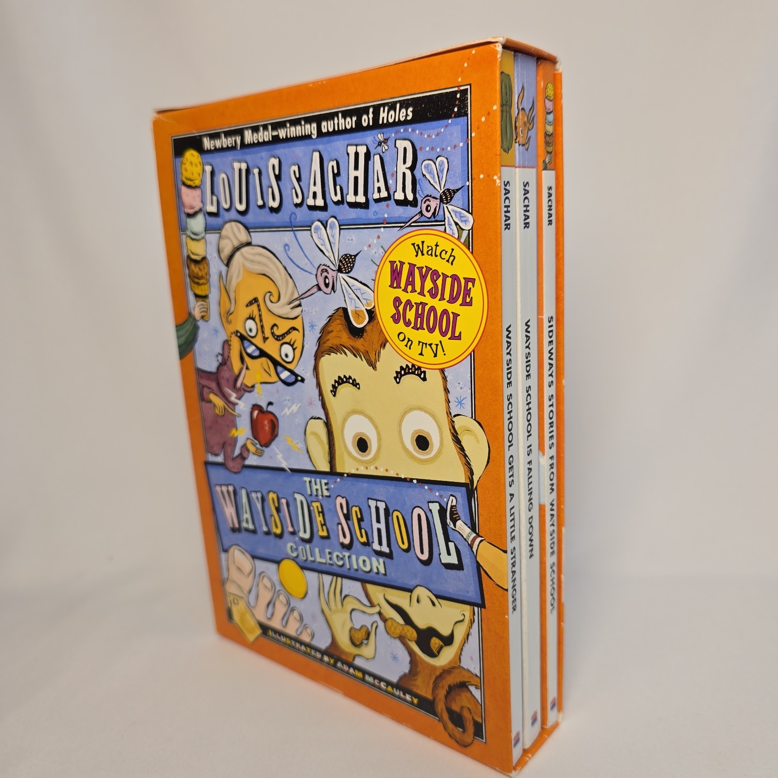 The Wayside School Collection Box Set of 3 Books by Louis Sachar in Slipcase