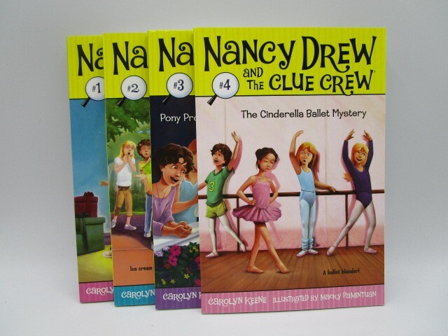 Nancy Drew And The Clue Crew Series Books 1-4 Carolyn Keene Reading Homeschool