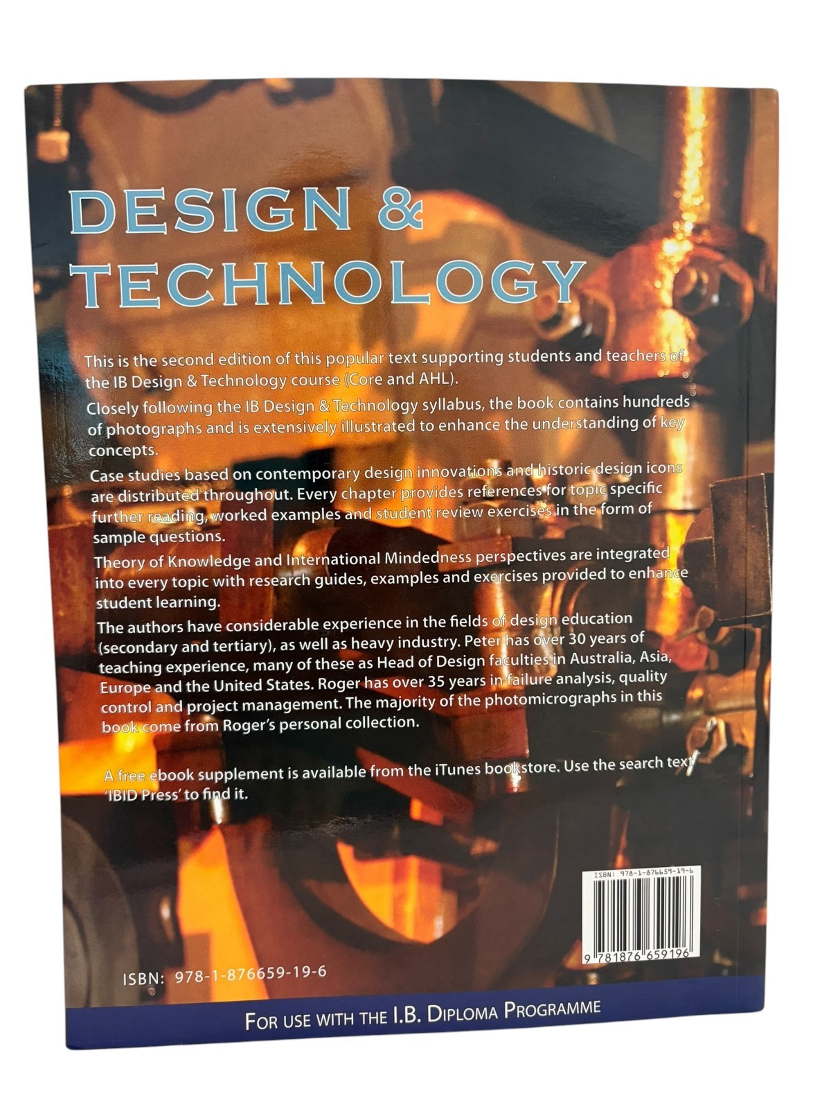 Design and Techology for IB Diploma 2nd Edition, Peter Metcalfe & Roger Metcalfe