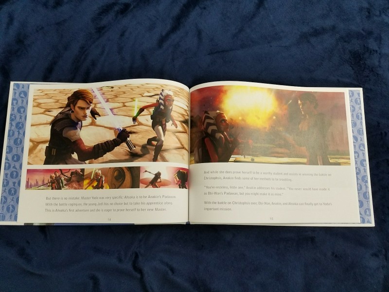 Star Wars the Clone Wars the battle begins hardback children’s book 11 by 8.5 in