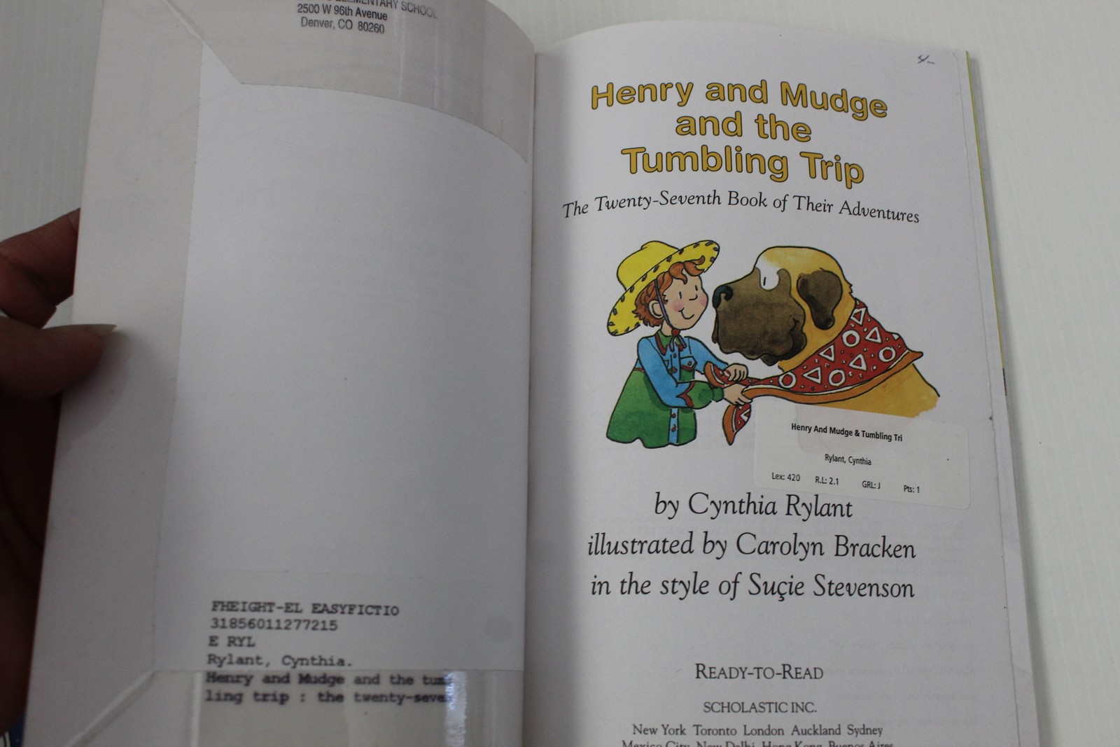 Henry and Mudge 5-Book Lot Cynthia Rylant Ready-to-Read Children’s Early Reader