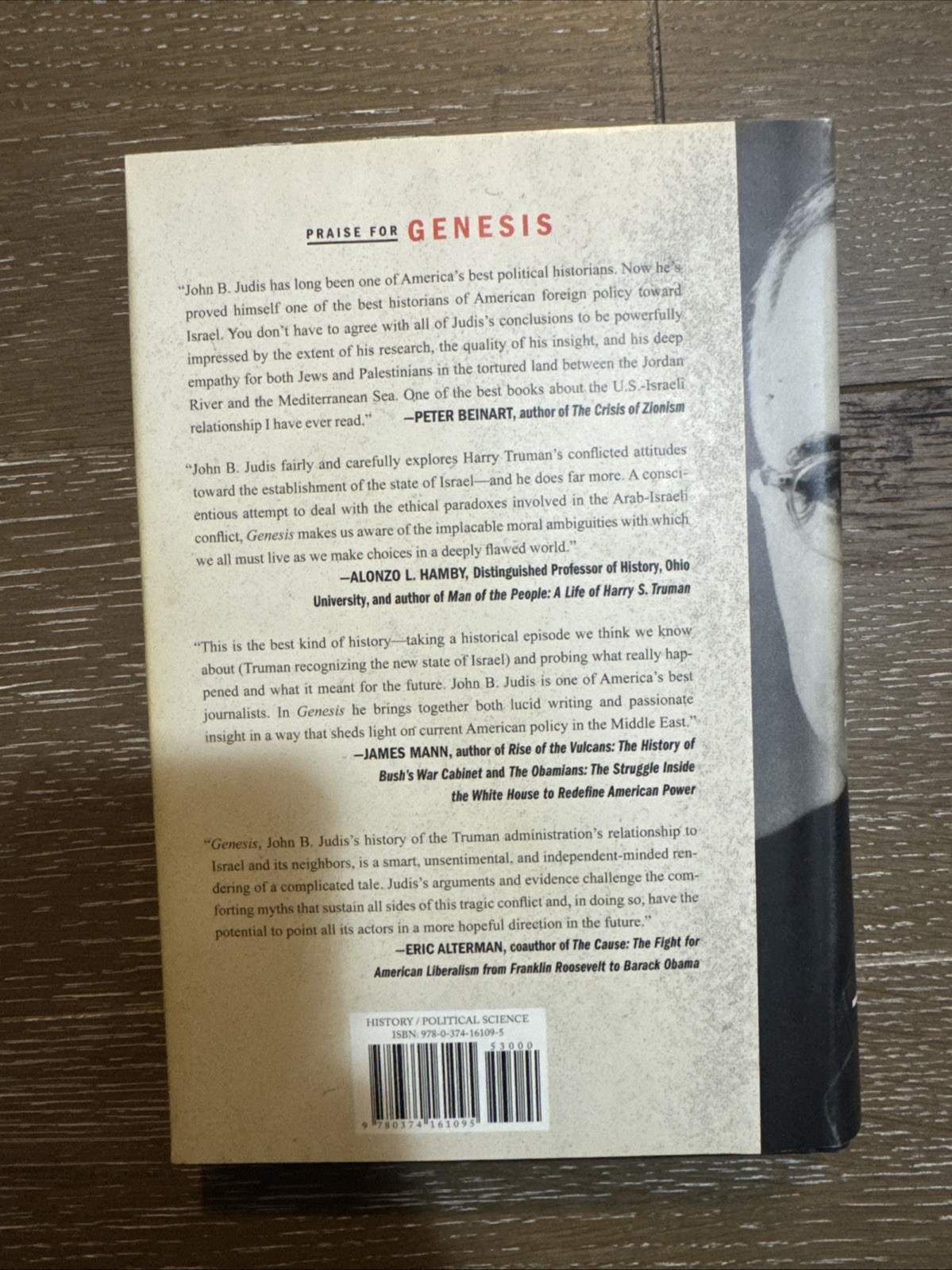 Genesis : Truman, American Jews, and the Origins of the Arab/Israeli Conflict by