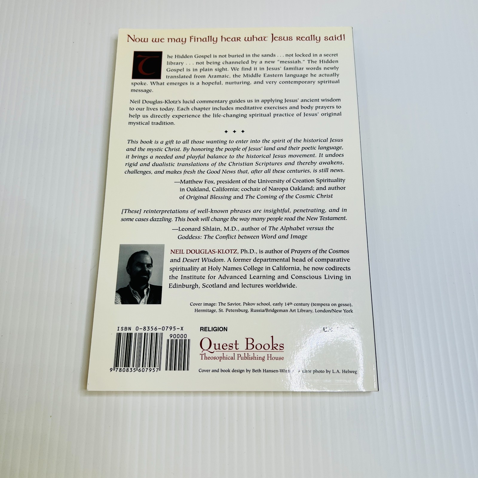 The Hidden Gospel: Decoding the Spiritual Me… by Douglas-Klotz, Neil Paperback