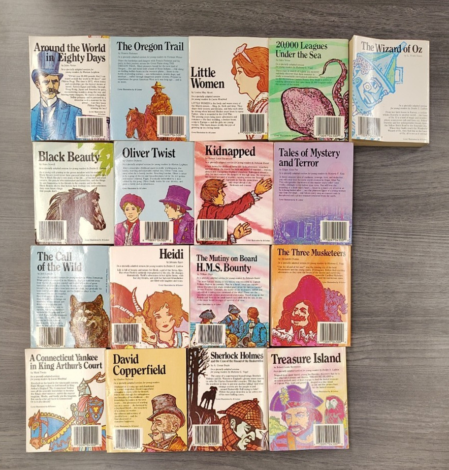 Vintage Moby Books Lot of 17 Illustrated Classic Editions Mini Paperbacks