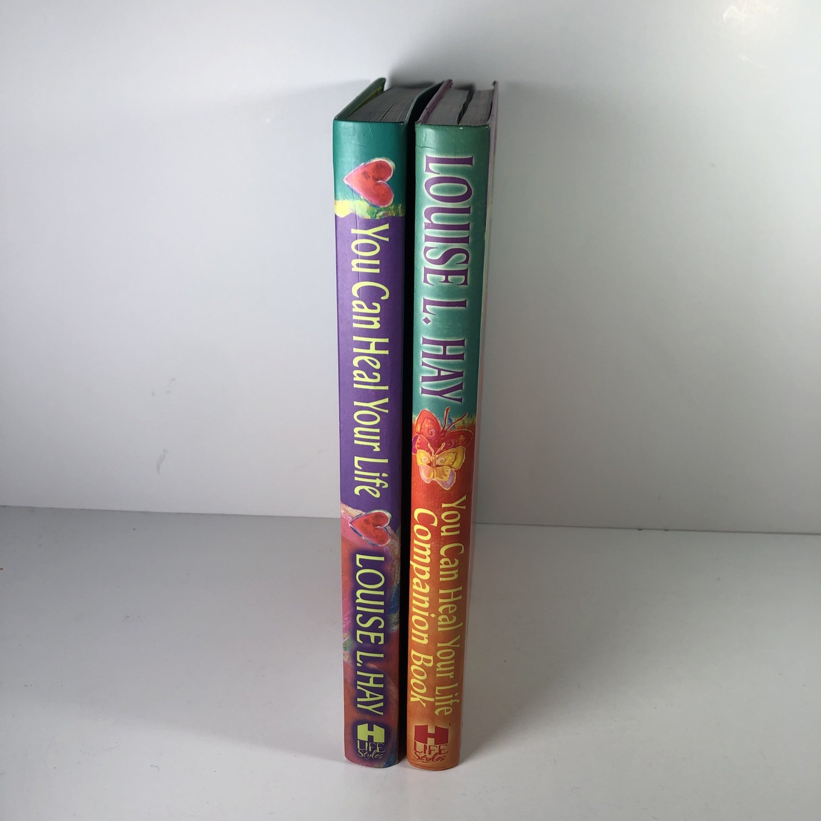 You Can Heal Your Life & Companion Book Louise L. Hay HC 2 Book Set Hay House