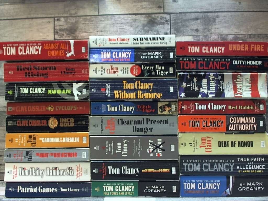 COMPLETE Series – Lot of 39 Jack Ryan books by Tom Clancy