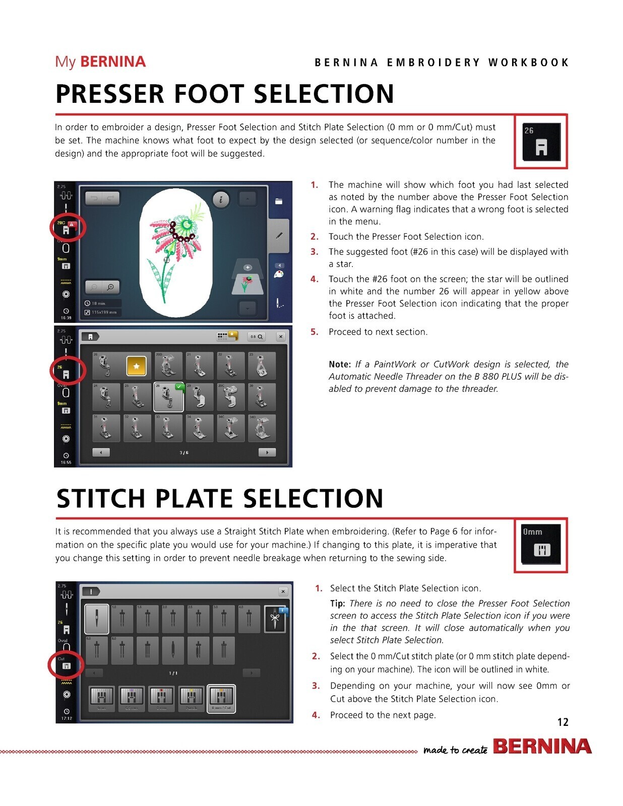 BERNINA Mastery Workbook Set Embroidery, Sewing, Presser Feet 880 790 770 500…