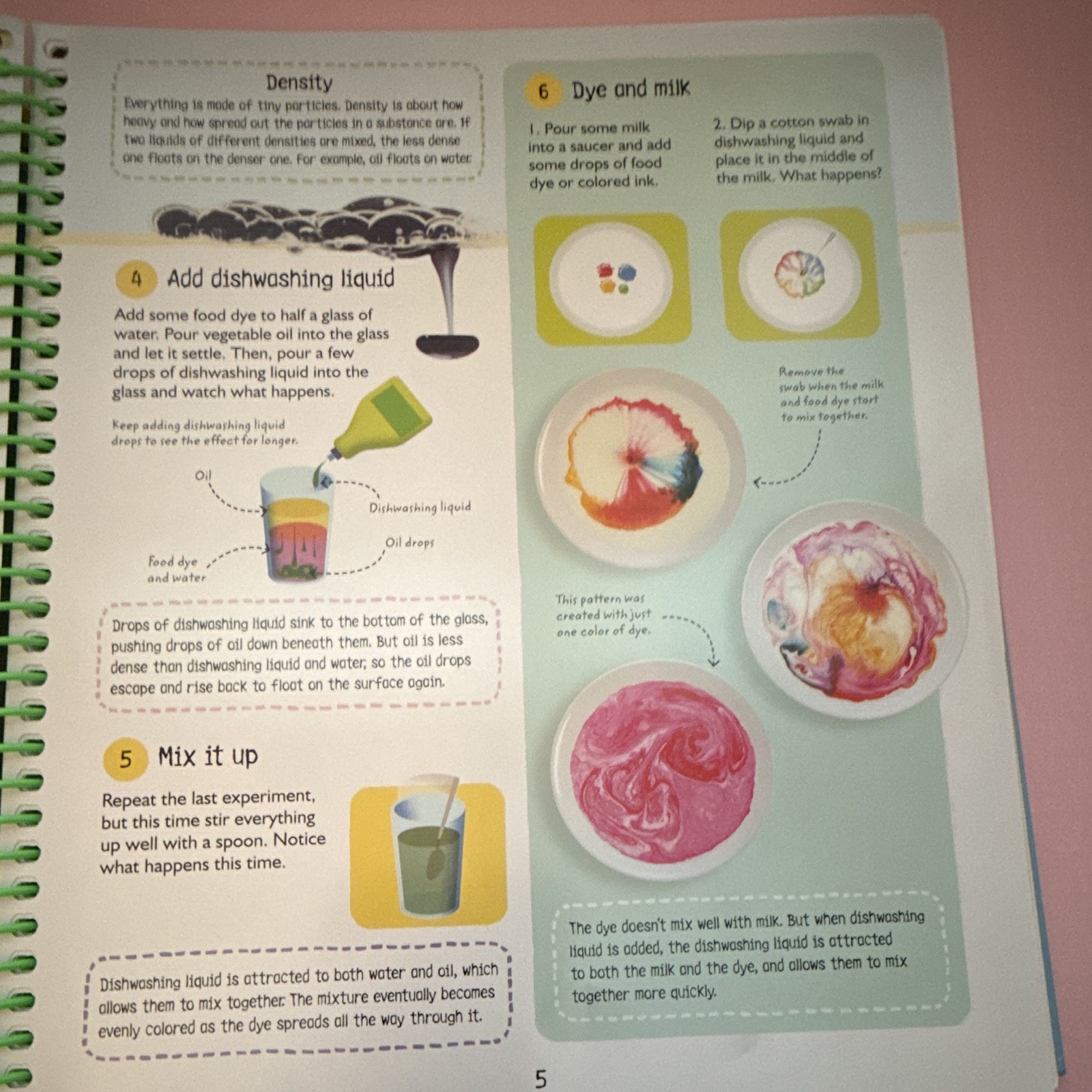 Usborne Activities 365 Science Activities Spiral Bound Illustrated Ages 4-8