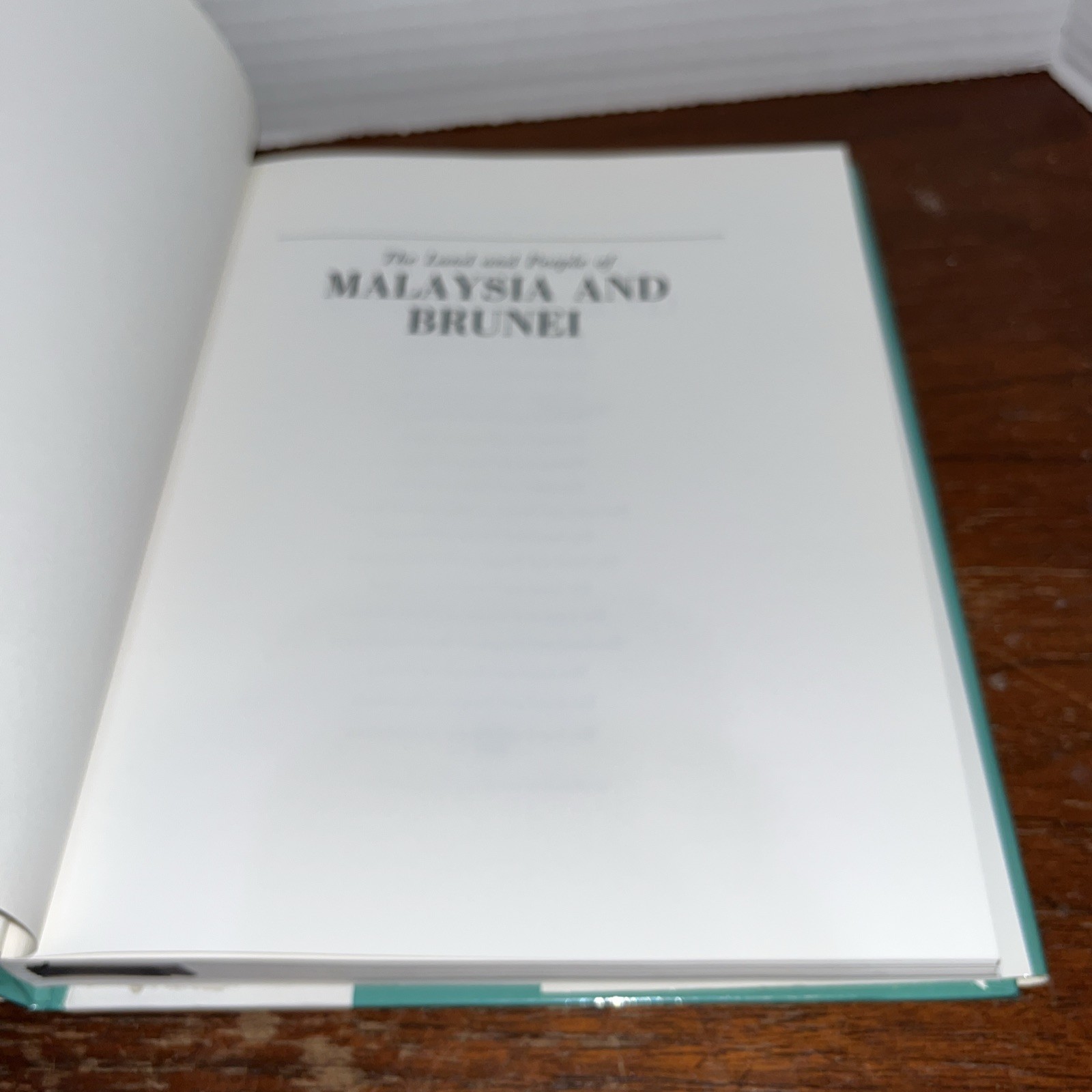 Land and People of Malaysia and Brunei – John S. Major (1991 Hardcover) 1st Ed G