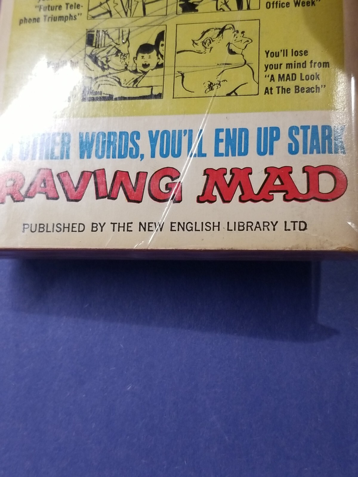 UNITED KINGDOM MAD Magazine Paperback Book: #20 RAVING MAD 1966 1ST G